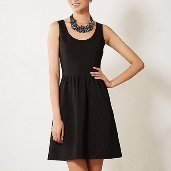 Anthropologie Dresses & Skirts - HD in Paris sleeveless black metallic dress